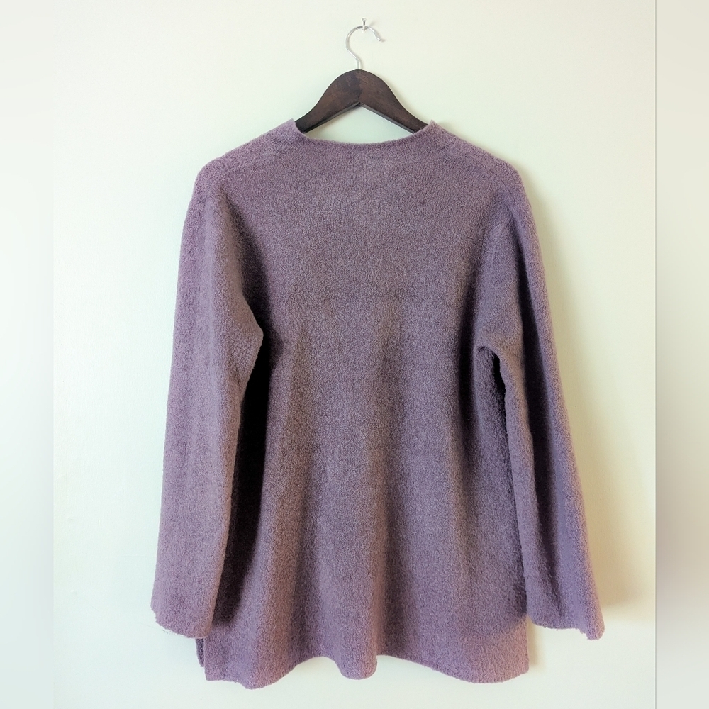 J. Jill Purple Deep V-neck Sweater - Picture 4 of 4
